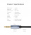 60180 Аудио кабель 3,5мм - 3,5мм UGREEN AV112, цвет: сине-черный, длина: 1,5m можно капить на ugreen.by